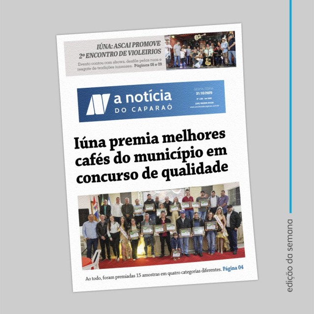 A Notícia do Caparaó - 31/10/25