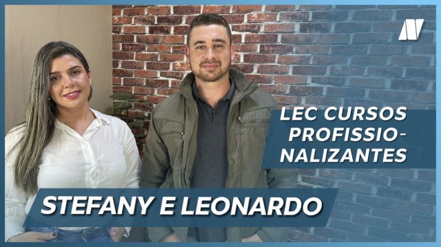 STEFANY E LEONARDO (LEC Cursos Profissionalizantes) - Entrevista