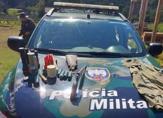 Polícia Militar Ambiental apreende arma de fogo no município de Ibitirama