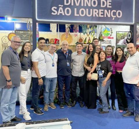 Divino de São Lourenço mostra potencial turístico na Feira dos Municípios
