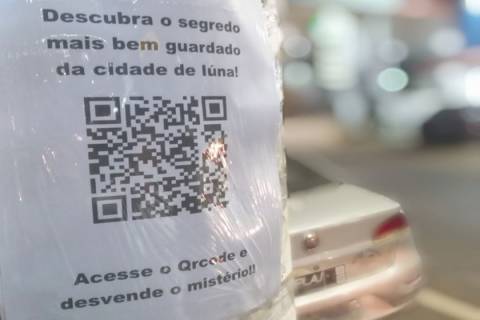 QR Code espalhado pelas ruas de Iúna desperta curiosidade na população