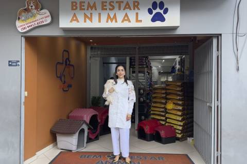 Clínica Médica Veterinária Bem Estar Animal atende com todos os serviços para os pets