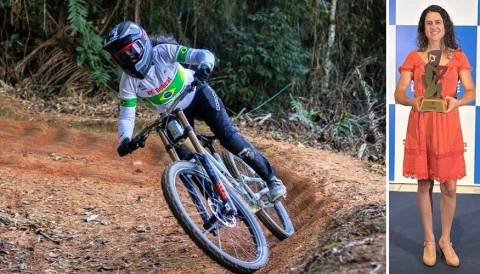 Ciclista de Dores do Rio Preto ganha prêmio Melhores do Esporte Capixaba