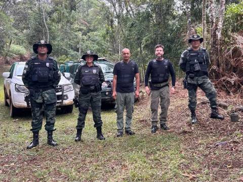 Ibitirama: Polícia Militar Ambiental e ICMBio realizam operação de fiscalização em área preservada