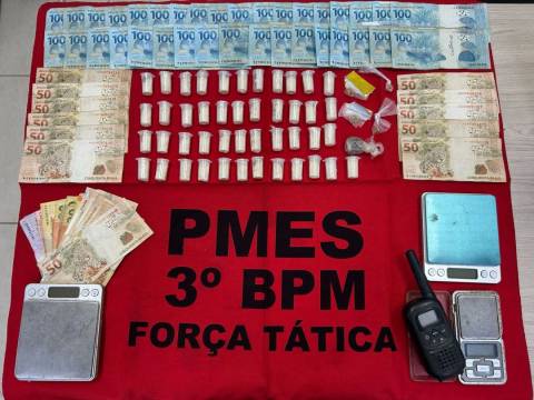 PM prende homem por tráfico de drogas em São José do Calçado