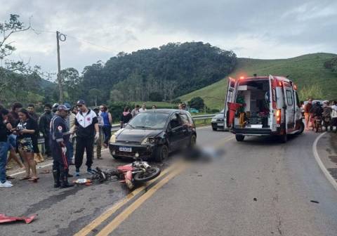 Acidente causa vítima fatal no interior de Divino de São Lourenço