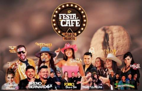 12ª Festa do Café de Iúna começa nesta sexta-feira (8) e vai até domingo (10)