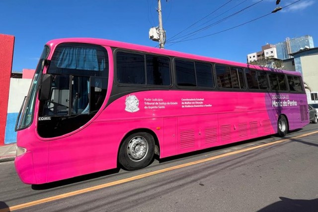 Ação do Agosto Lilás em Irupi terá presença do Ônibus Rosa da Lei Maria da Penha