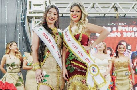 Iúna elegeu a Rainha e Princesa do Café 2025 na última sexta-feira (6)