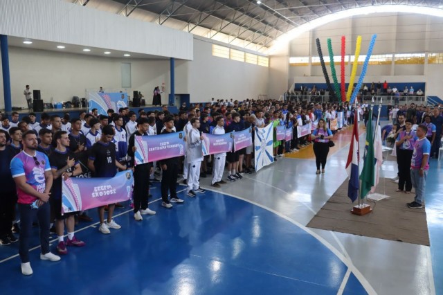 Cerimônia marca abertura da etapa regional dos Jogos na Rede 2025 em Iúna