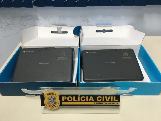 Ex-alunos não devolvem notebooks da Rede Estadual de Educação e são alvos da Polícia Civil em Guaçuí