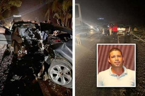 Acidente frontal de veículos na BR 262 vitimiza morador de Irupi