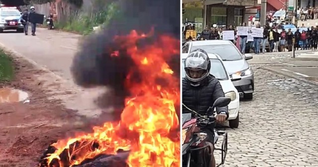 População realiza manifestações após acidente que matou três pessoas em Ibitirama