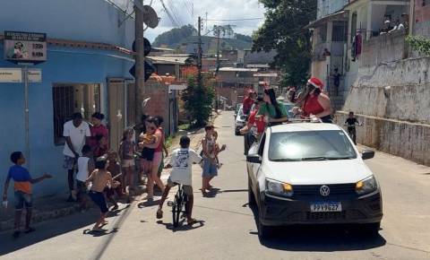 Voluntários realizam mais uma ação “Alegria de Natal” em Iúna no último dia 25