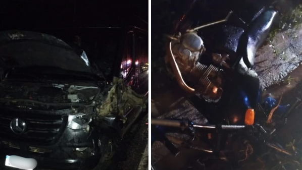 Tragédia: colisão frontal vitimiza pai e filho na BR-262 em Iúna