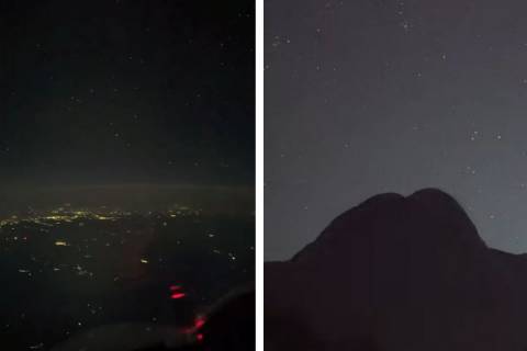 Piloto registra fenômeno no céu e compara com o de Pedra Menina