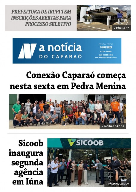 A Notícia do Caparaó - 16/01/26