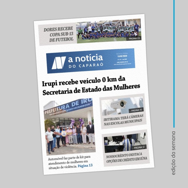 A Notícia do Caparaó - 13/02/26