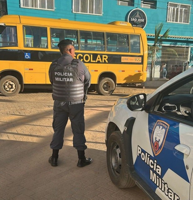 Polícia Militar reforça segurança nas escolas na área do 3º BPM