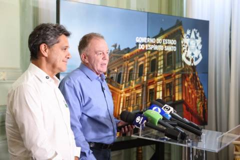 Casagrande anuncia renúncia e Ricardo Ferraço assume Governo do ES em abril