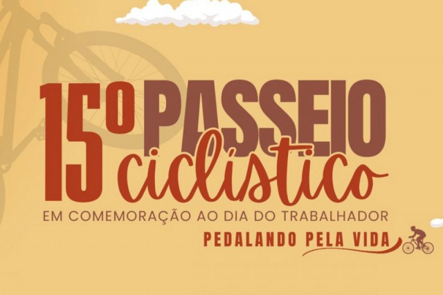 Ibitirama realizará 15º Passeio Ciclístico em comemoração ao Dia do Trabalhador