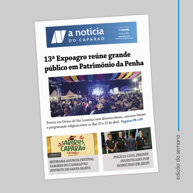 A Notícia do Caparaó - 17/04/26