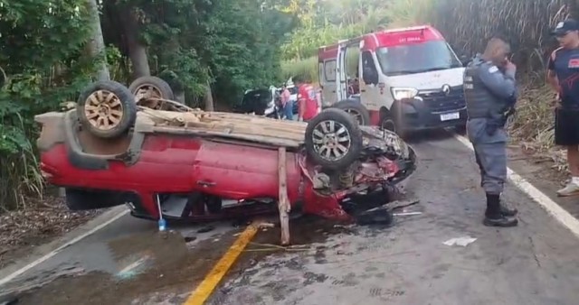 Acidente deixa seis feridos na ES-387 entre Ibitirama e Celina