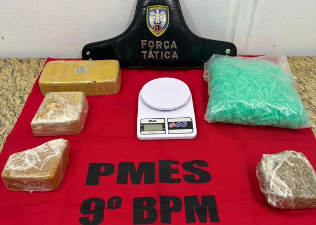 Polícia apreende drogas em esquema de “delivery do crime” em Cachoeiro