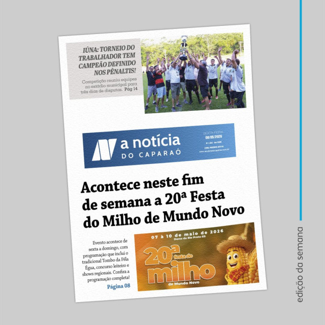 A Notícia do Caparaó - 08/05/26
