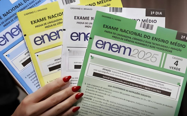 Enem abre inscrições na segunda (25) com cadastro pré-preenchido para rede pública