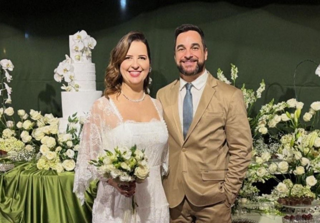Casal celebra casamento em cerimônia na zona rural de Iúna