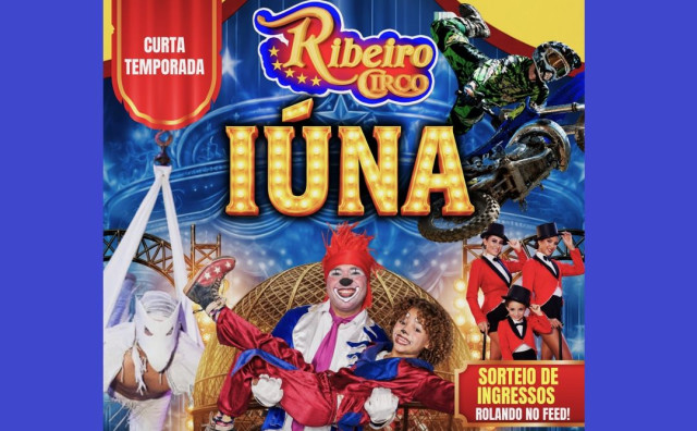 Circo Ribeiro inicia temporada de espetáculos em Iúna nesta quinta-feira (18)