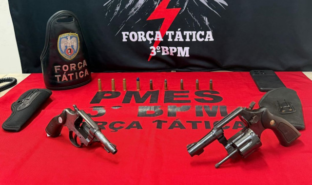 Homem é preso por violência doméstica e armas são apreendidas em Alegre