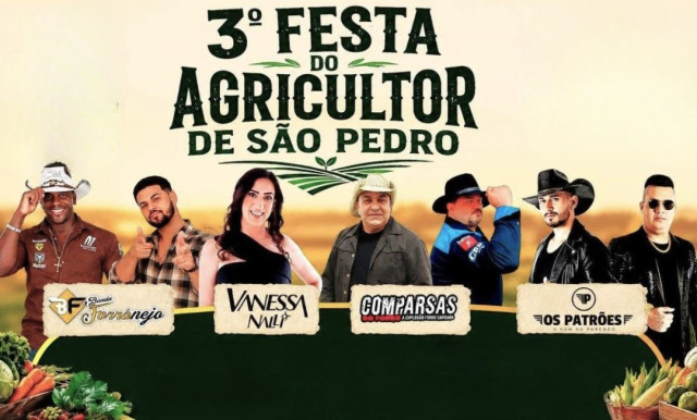 São Pedro em Muniz Freire realiza 3ª Festa do Agricultor nesta sexta (10) e sábado (11)