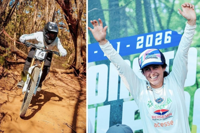 Nara Faria vence Brasileiro de Downhill em Paraíba do Sul e conquista tricampeonato