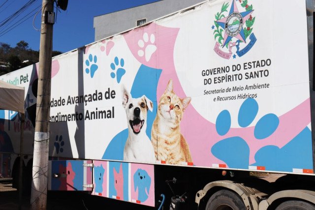 Carreta do Pet Vida estará em Irupi com castração e vacinação gratuitas para cães e gatos