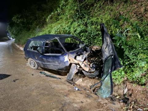 Acidente envolve três veículos em Guaçuí